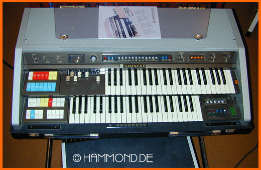 Hammond B-400 (transportabel, silber/schwarz)